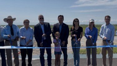 Ron DeSantis preside la ceremonia de inauguración del embalse C43.&nbsp;