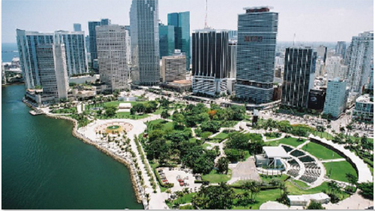 El Bayfront Park está ubicado en 301 N. Biscayne Blvd., downtown Miami. (CORTESÍA)