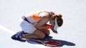 La francesa Alize Cornet celebra entre lágrimas su clasificación a Cuartos de Final en el Abierto de Australia