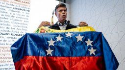 El líder opositor venezolano, Leopoldo López, durante una rueda de prensa,  el 27 de octubre de 2025, en Madrid (España).  El líder opositor venezolano, Leopoldo López, durante una rueda de prensa,  el 27 de octubre de 2025, en Madrid (España).