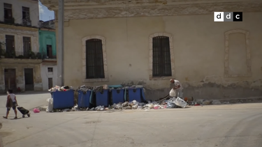 Captura de pantalla de un video publicado por Diario de Cuba, con imágenes de La Habana.&nbsp;