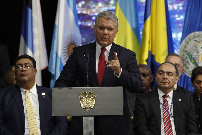 El presidente de Colombia, Iván Duque.&nbsp;