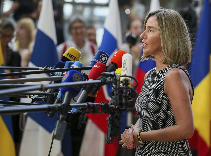 Federica Mogherini, &nbsp;jefa de la diplomacia europea.&nbsp;