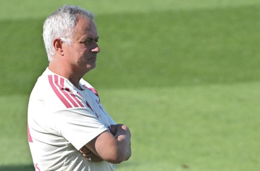 El director técnico del Real Madrid, el portugués José Mourinho, durante una práctica del equipo, el 24 de julio de 2026.