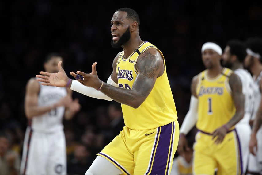 Jugador de los Lakers de Los &Aacute;ngeles