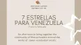 Flyer oficial de la muestra Siete Estrellas para Venezuela.&nbsp;