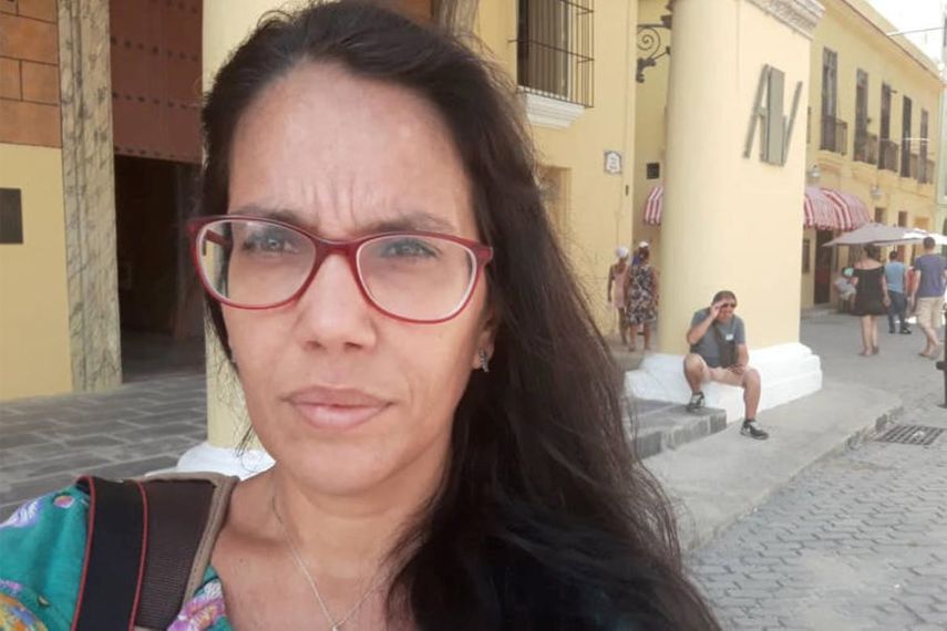 La periodista independiente en Cuba, Luz Escobar.
