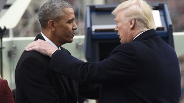 Barack Obama y Donald Trump.