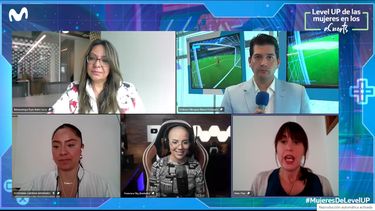 Conversatorio Level UP de las mujeres en los eSports organizado por Telefónica Hispanoamérica el 26 de marzo de 2024.