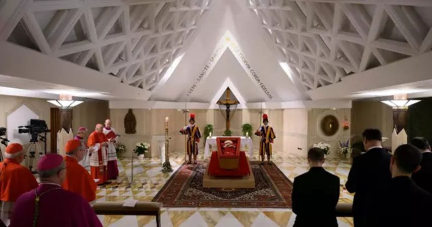 Velatorio del papa Francisco.