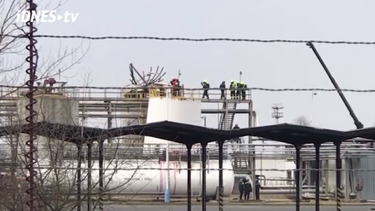 Imagen tomada desde las afueras de la planta.&nbsp;