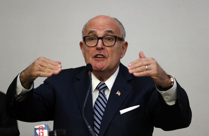 El exalcalde de Nueva York&nbsp;Rudolph&nbsp;Giuliani.
