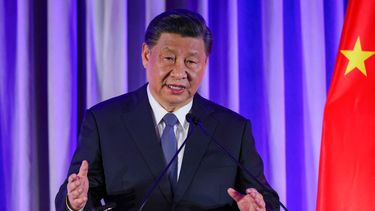 El presidente de China, Xi Jinping, habla en el Evento de altos líderes chinos celebrado por el Comité Nacional de Relaciones entre Estados Unidos y China en San Francisco, California, el 15 de noviembre de 2023