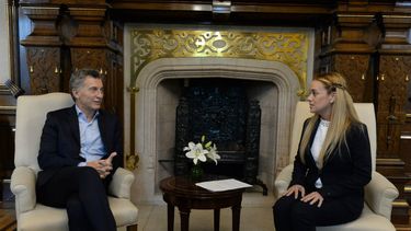 Tintori le planteó a Macri el cuadro de extrema gravedad que atraviesa su país y agradeció al mandatario su acompañamiento y su liderazgo regional en materia de derechos humanos.