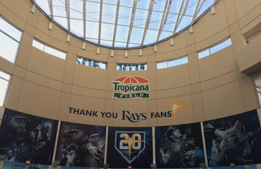 El Tropicana Field es el último estadio antiguo cubierto que está ya desfasado en las Grandes Ligas.