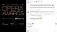 El Premio Internacional de la Ópera se realizaron en el Teatro Real de Madrid. El Teatro Académico Nacional de Ópera y Ballet de Leópolis y el Teatro de Ópera y Ballet de Odesa fueron dos de los galardonados.