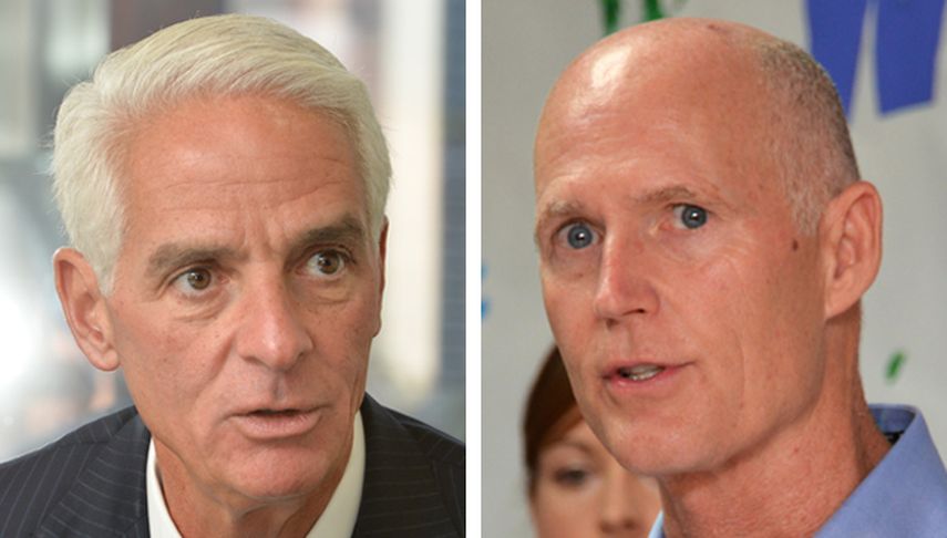 Charlie Crist y Rick Scott, los dos candidatos que luchan por la gobernación de la Florida (Álvaro Mata)