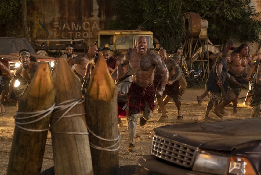 Dwayne Johnson en una escena de Fast & Furious Presents: Hobbs & Shaw en una imagen proporcionada por Universal Pictures.&nbsp;