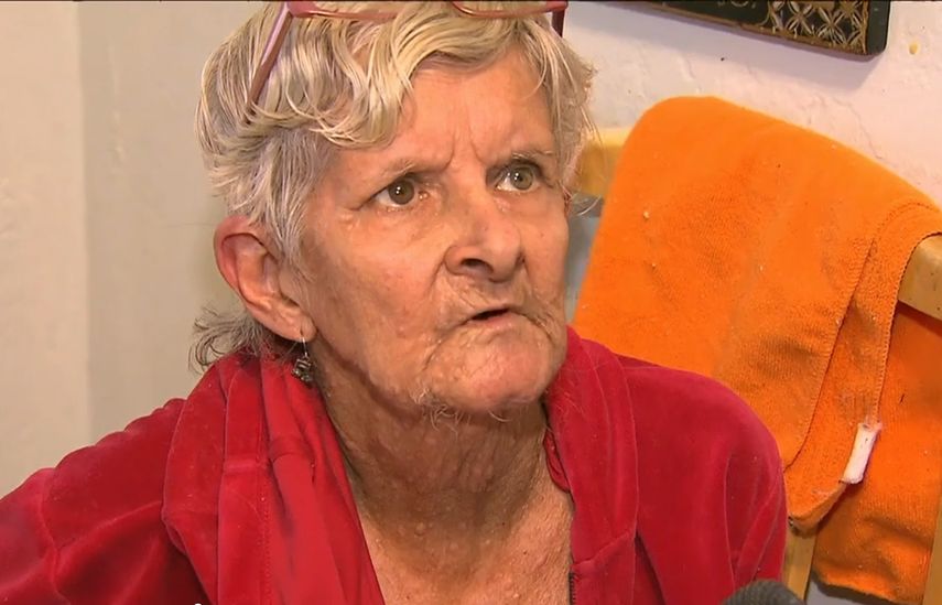 Louise Pfister no sale todavía de su asombro tras ser víctima de la delincuencia. (LOCAL10)