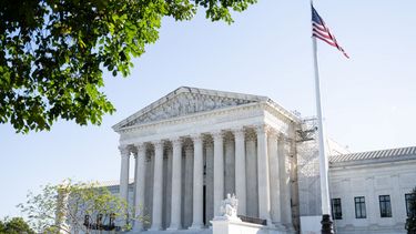 Imagen de la fachada de la Corte Suprema de Estados Unidos en Washington.