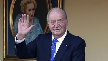 Fotografía de archivo del 2 de junio de 2019 del exmonarca español Juan Carlos en la plaza de toros de Aranjuez, en Madrid.&nbsp;