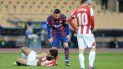 Messi fue expulsado en el último minuto de la prórroga de la Supercopa de España, que el Barcelona perdió 3-2 ante el Athletic Bilbao, al ver la roja directa por dar un manotazo a Asier Villalibre, probablemente llevado por la frustración Messi fue expulsado en el último minuto de la prórroga de la Supercopa de España, que el Barcelona perdió 3-2 ante el Athletic Bilbao, al ver la roja directa por dar un manotazo a Asier Villalibre, probablemente llevado por la frustración