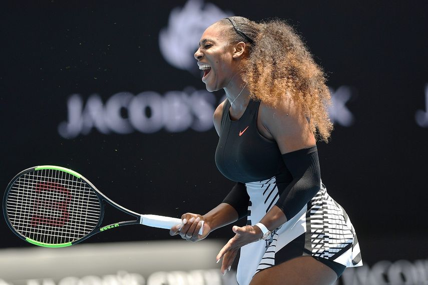 La estadounidense&nbsp;Serena&nbsp;Williams venció a la suiza Belinda Bencic durante un juego del Abierto de tenis de Australia en Melbourne, Australia.&nbsp;