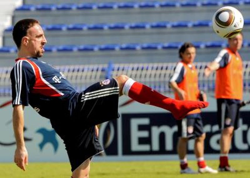 Ribery dice estar loco por volver a las canchas. (EFE)