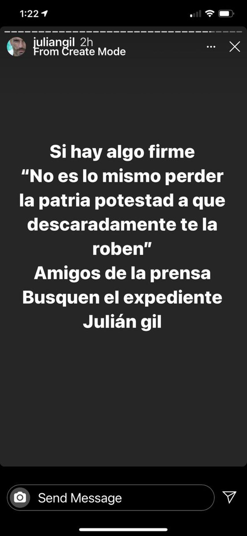 Storie publicada por Julián Gil