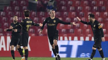 Con doblete de Antoine Griezmann y Jordi Alba el Barsa avanza de fase en su competición predilecta