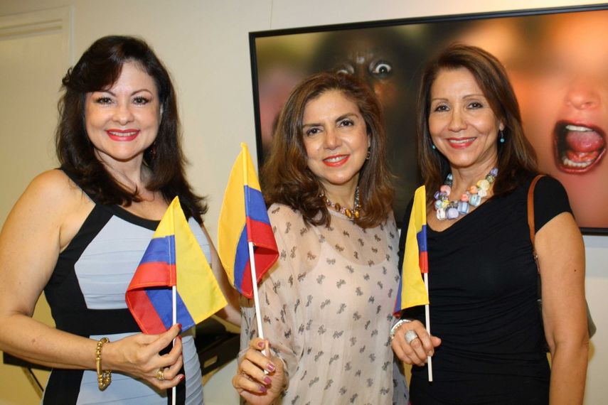 Luz Marina Ariza, Diana Paternostro y Patricia Silva.