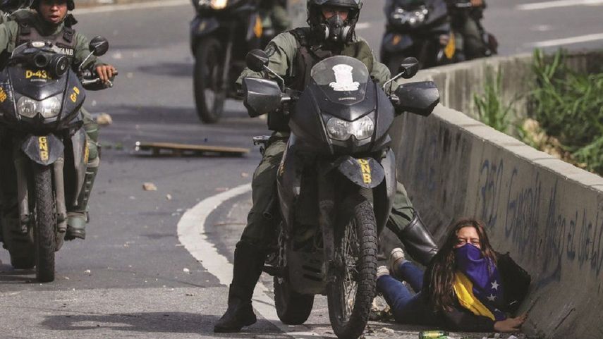 Represión durante las protestas de 2014 en Venezuela