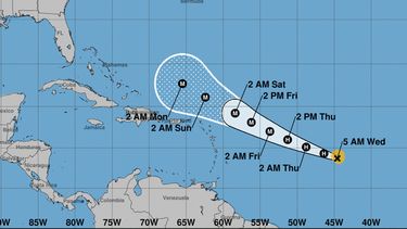 tormenta tropical lee gana fuerza, ¿tocara tierra como huracan en eeuu?