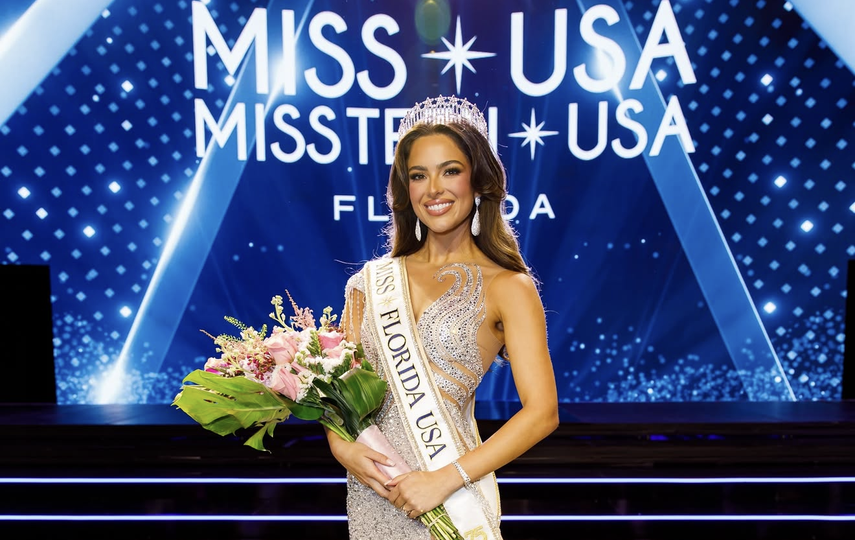 Aileen Cerchiara fue coronada Miss Florida USA 2026.