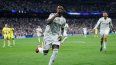 El delantero brasileño del Real Madrid, Vinicius Junior, celebra el primer gol durante el partido de la liga española entre su club y el Villarreal CF en el estadio Santiago Bernabéu de Madrid, el 4 de octubre de 2025. El delantero brasileño del Real Madrid, Vinicius Junior, celebra el primer gol durante el partido de la liga española entre su club y el Villarreal CF en el estadio Santiago Bernabéu de Madrid, el 4 de octubre de 2025.