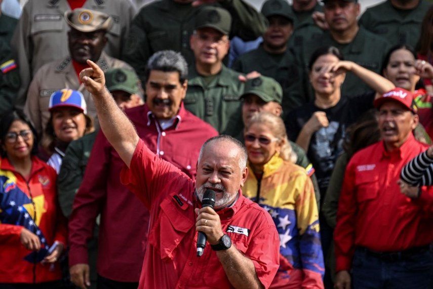 Diosdado Cabello, número dos del chavismo, se ha manifestado en contra de la transición