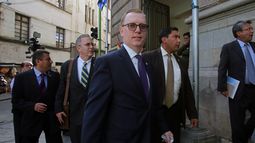Michael&nbsp;Fitzpatrick&nbsp;(c), subsecretario estadounidense de Estado Adjunto para Latinoamérica.