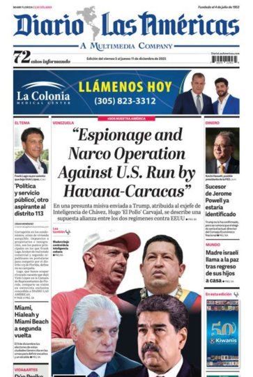 Edición semanal del viernes 5 de al jueves 11 diciembre de 2025 Edición semanal del viernes 5 de al jueves 11 diciembre de 2025