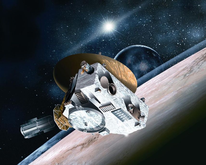 Imagen artística de la sonda&nbsp;New Horizons.