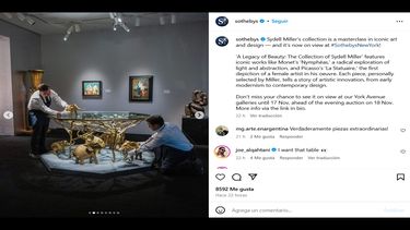 La casa de subastas Sothebys.