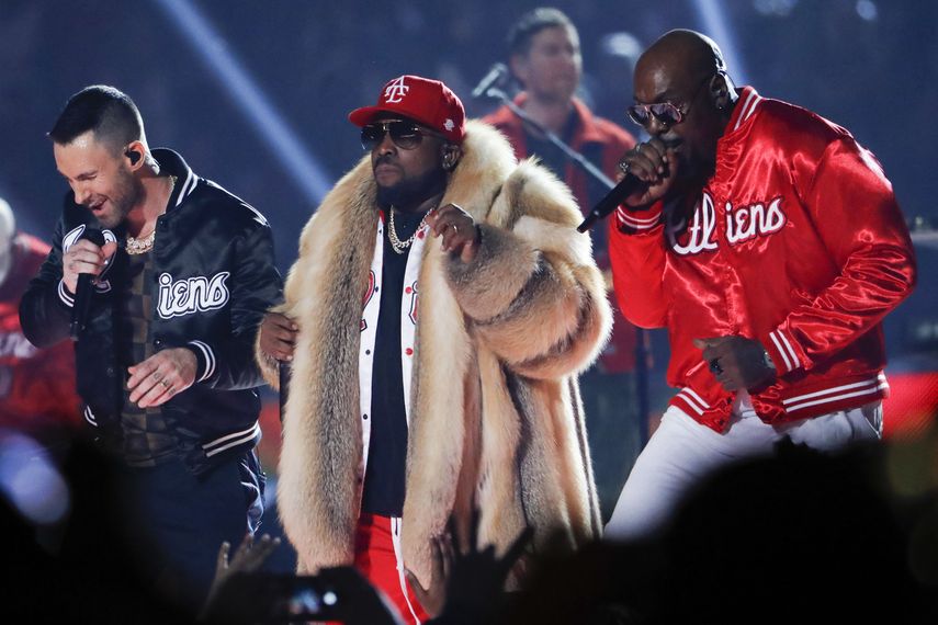 Maroon 5, Travis Scott y Big Boi mantienen que su aparición en el escaparate de la Superbowl es una oportunidad para dar a conocer su música.&nbsp;