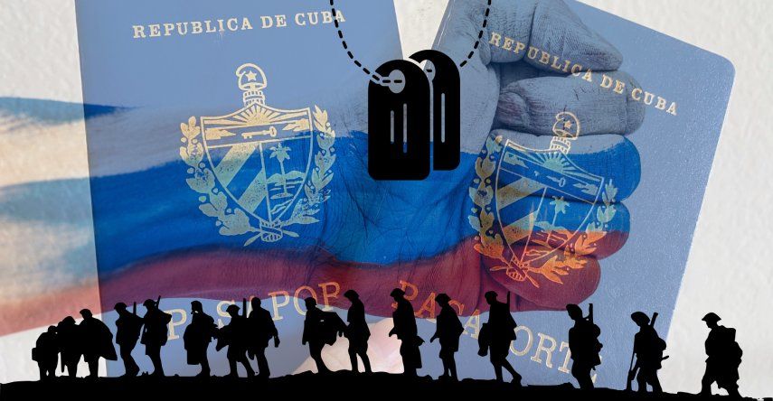 Mercenarios cubanos en el ejército ruso.&nbsp;