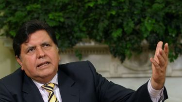 El expresidente, Alan García.&nbsp;