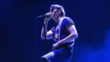 Julian Casablancas de The Strokes actúa el primer día de Lollapalooza en Grant Park, el 1 de agosto de 2019 en Chicago.