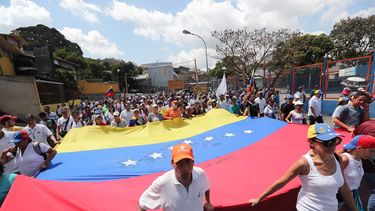 Múltiples concentraciones se celebran en Venezuela en apoyo a Juan Guaidó, quien ingresó este lunes por el aeropuerto Internacional de Maiquetía.&nbsp;