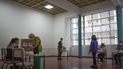 Un centro de votación en Venezuela . Un centro de votación en Venezuela .