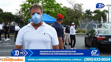 Alcalde de Hialeah, Carlos Hern&aacute;ndez, llama a los vecinos a mantener la calma ante un incidente&nbsp;tan delicado.