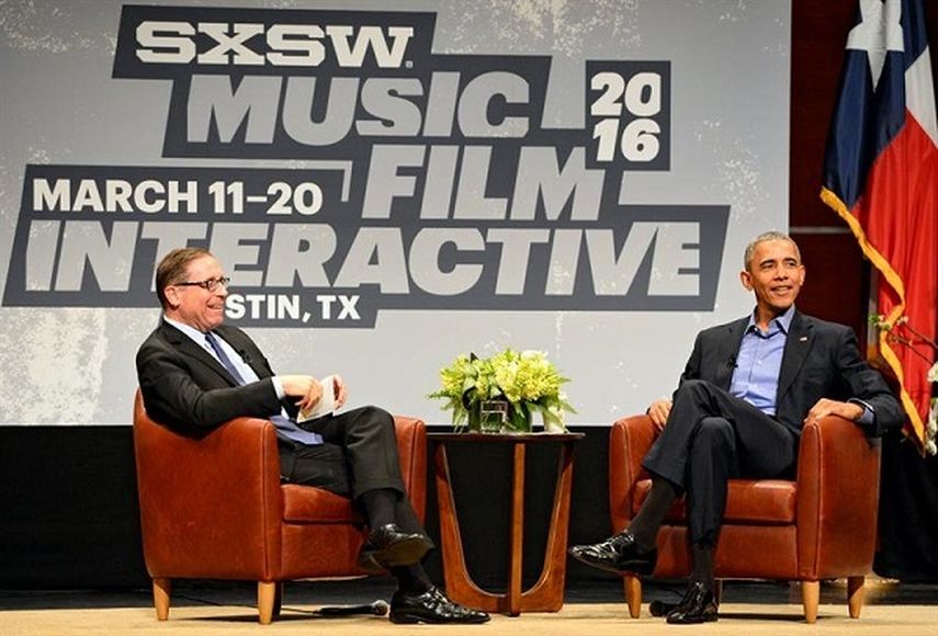 Obama fue el encargado de inaugurar el festival de cine, música y tecnología South by Southwest (SXSW), uno de los escaparates más importantes de la industria cultural del país (CORTESÍA)