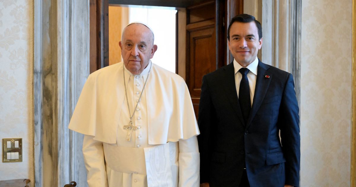 El presidente de Ecuador anuncia que asistirá al funeral del papa Francisco