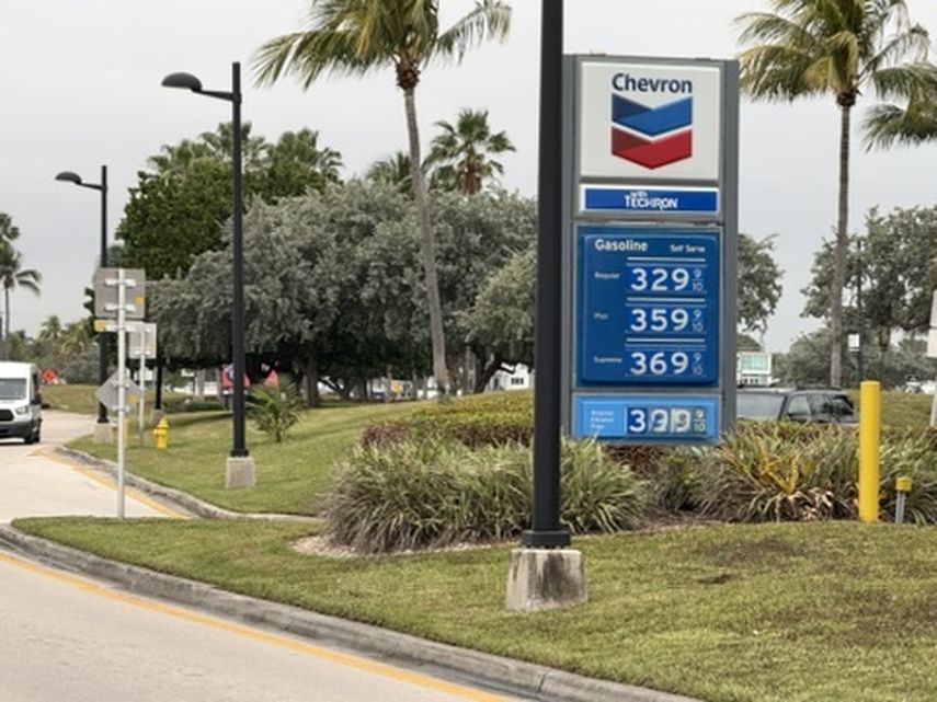 El precio de la gasolina en Florida.